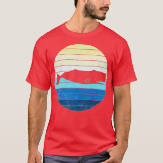Vintage Whale Gift Sperm Whale Lover Animal Ocean T-Shirt