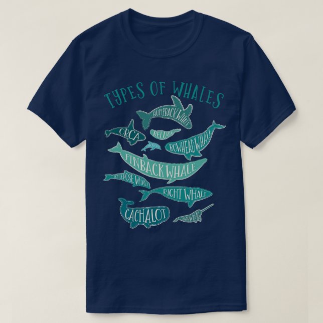 Vintage Whale Lover Design 1 T-Shirt (Design Front)