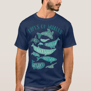 Vintage Whale Lover Design 1 T-Shirt