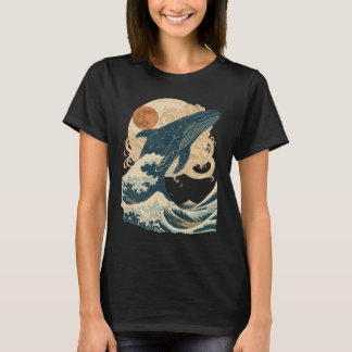 Vintage Whale Ocean Wave T-Shirt