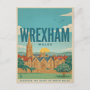Vintage Wherxham Castle, Wales gifts an souvenirs Postcard