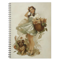Vintage Whimsical Dorothy and Toto
