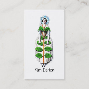 Vintage Whimsical Gardener Business Card