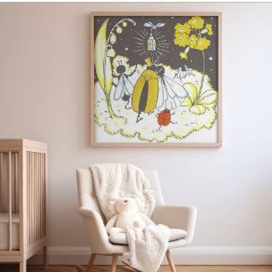 Vintage Whimsical Storybook Wedding in the Forest  Poster