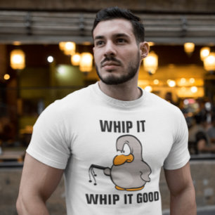 VINTAGE, WHIP IT WHIP IT GOOD 1980s T-SHIRTS