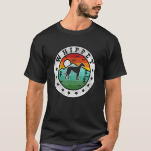 Vintage Whippet Retro Dog Mum Dad T-Shirt