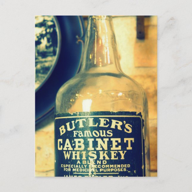 Vintage Whiskey Postcard (Front)