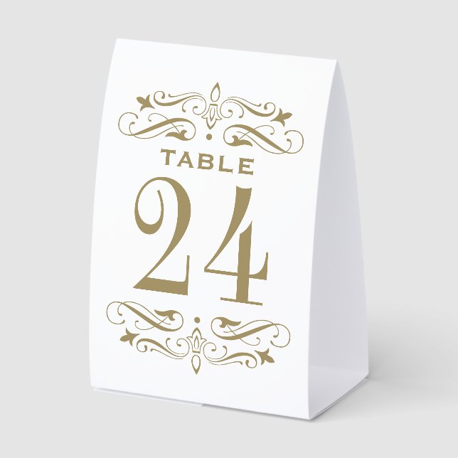 Vintage White Antique Flourish Wedding (Front)