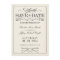 Vintage White Elegant Save the Date WT313