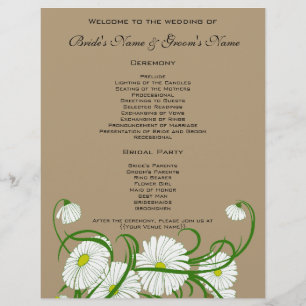 Vintage White Gerber Daisy Flowers Wedding Set