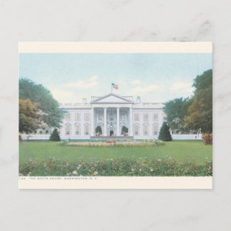 Vintage White House tourist Postcard - Reprint