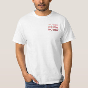 Vintage White Howdy Rodeo Western T-Shirt