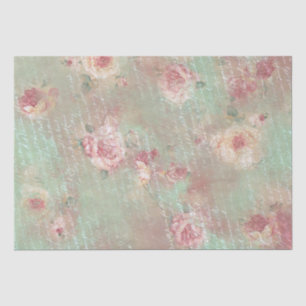 Vintage White Letter Shabby Chic Decoupage Tissue Tissue Paper