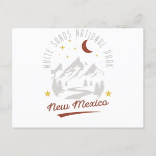 Vintage White Sands National Park New Mexico Postcard