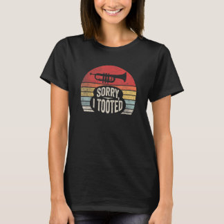 Vintage Who Tooted Train Model Railroad Conductor T-Shirt