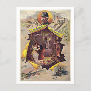 Vintage Wholesale Coal Advertisement Lithograph Postcard