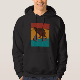 Vintage Wild Animal Kiwi Bird Hoodie