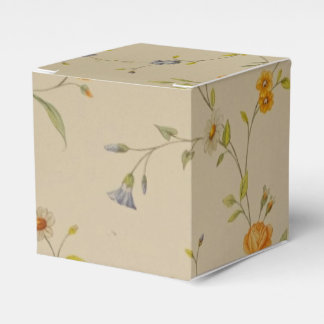 Vintage Wild Flower Party Favour Box