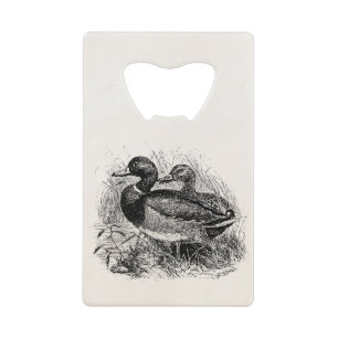 Vintage Wild Mallard Ducks Personalised Template
