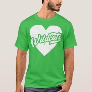 Vintage Wildcats School Spirit High School Mascot T-Shirt
