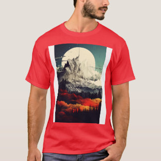 Vintage Wilderness Aesthetic Art T-Shirt