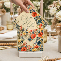 Vintage Wildflower Botanical Baby Shower