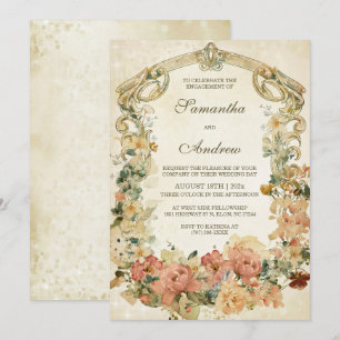 Vintage Wildflower Engagement Party Template