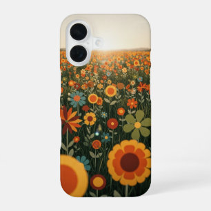 Vintage Wildflower Meadow iPhone 16 Case