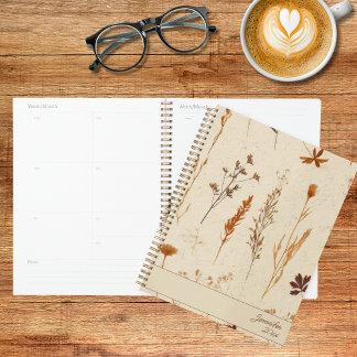 Vintage Wildflower Planner