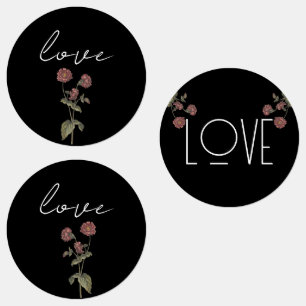 Vintage Wildflowers Bridal Shower Black