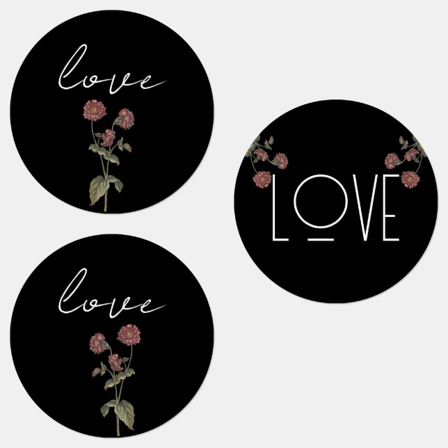 Vintage Wildflowers Bridal Shower Black (Group)