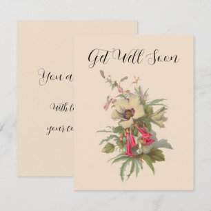 Vintage Wildflowers Get Well Soon