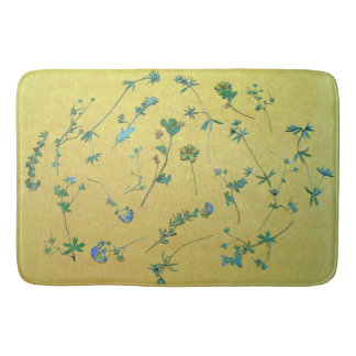 Vintage Wildflowers III Bath Mat
