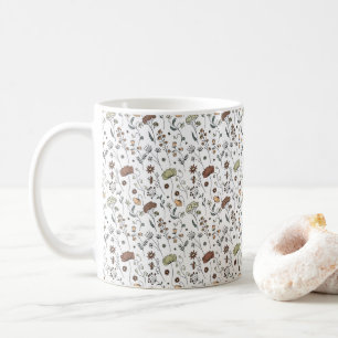 Vintage Wildflowers Pattern Coffee Mug