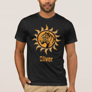 Vintage Wildlife Tiger Sun T-Shirt
