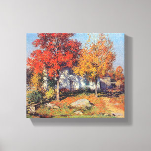 Vintage Willard Metcalf October Canvas Print