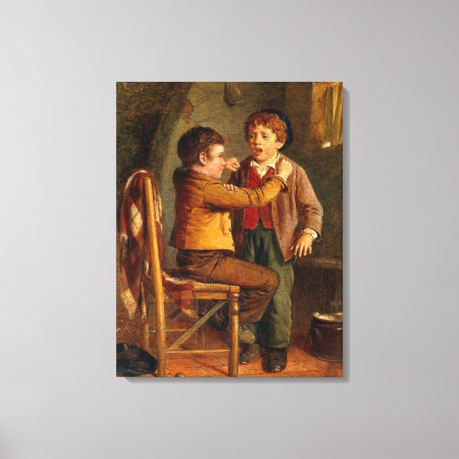 Vintage William Hemsley The Young Dentist Canvas Print (Front)