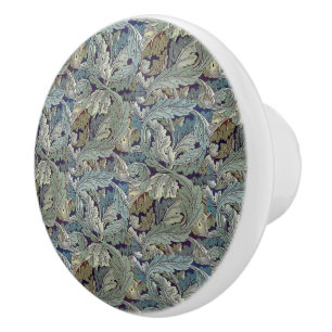 Vintage William Morris Acanthus    Ceramic Knob