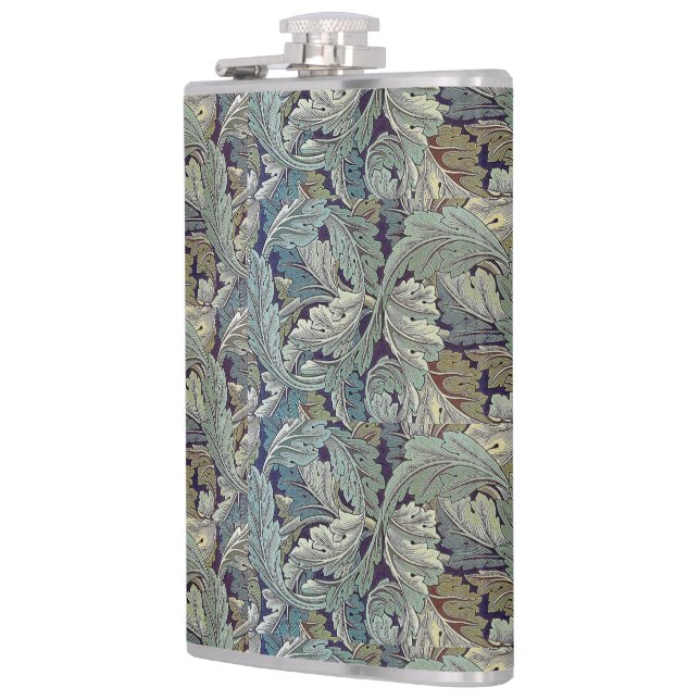 Vintage William Morris Acanthus    Hip Flask (Left)