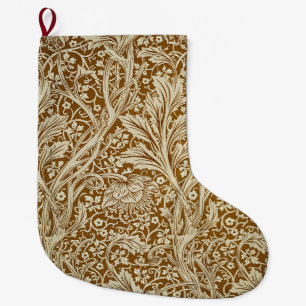 Vintage William Morris Arcadia Floral Art Print Large Christmas Stocking