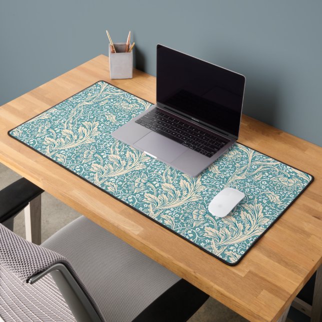 Vintage William Morris Arcadia Floral Seamless Desk Mat (Office 2)