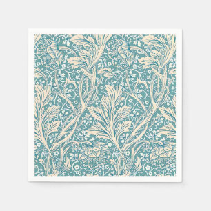 Vintage William Morris Arcadia Floral Seamless Napkin