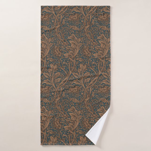 Vintage William Morris Arcadia Full Seamless Bath Towel Set (Bath Towel)
