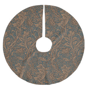 Vintage William Morris Arcadia Full Seamless Brushed Polyester Tree Skirt