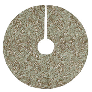 Vintage William Morris Arcadia Full Seamless Brushed Polyester Tree Skirt