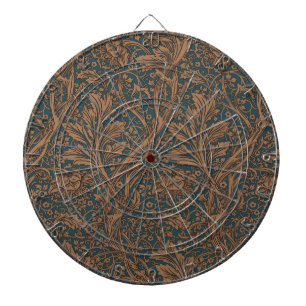 Vintage William Morris Arcadia Full Seamless Dartboard