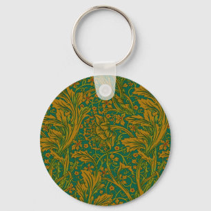 Vintage William Morris Arcadia Full Seamless Key Ring
