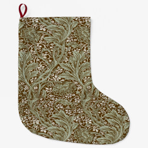 Vintage William Morris Arcadia Full Seamless Large Christmas Stocking