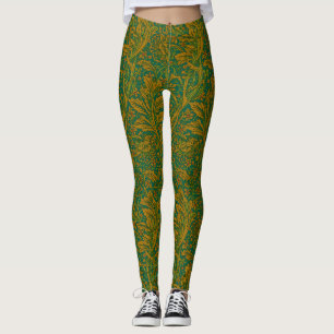 Vintage William Morris Arcadia Full Seamless Leggings