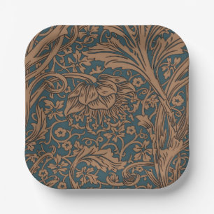 Vintage William Morris Arcadia Full Seamless Paper Plate